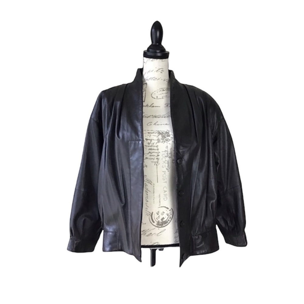 Vintage Bagatelle leather jacket.  Brown. Size‎ Med